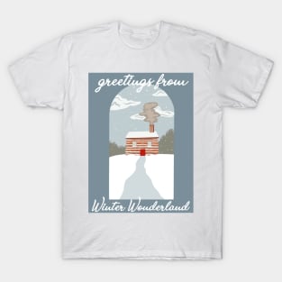 Winter Wonderland Art Deco T-Shirt